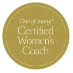 logo of One of Many Certified Women's life coach gold